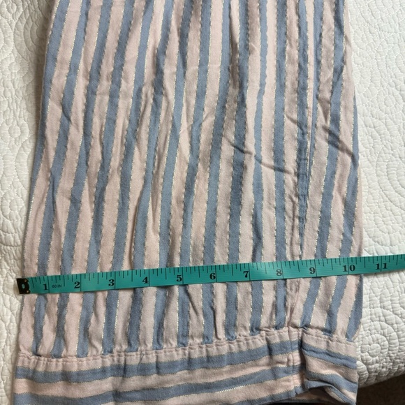 Victoria's Secret Blue and White Striped Fabric - Picture 10 of 13